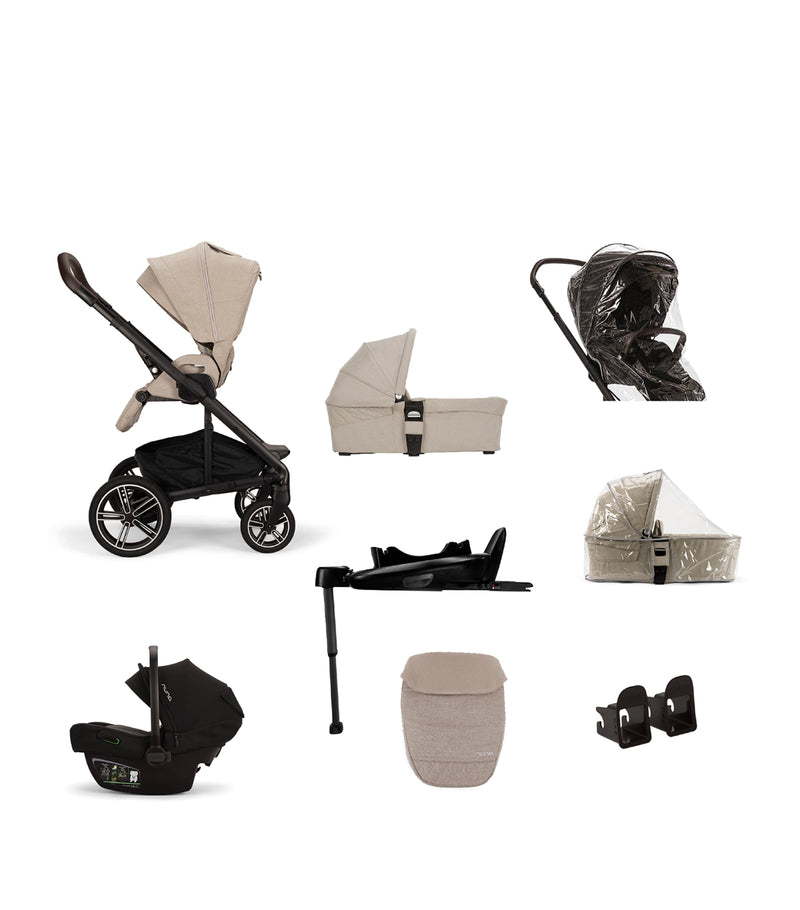 Nuna MIXX Next Generation PIPA travel system with car seat, imported from the UK