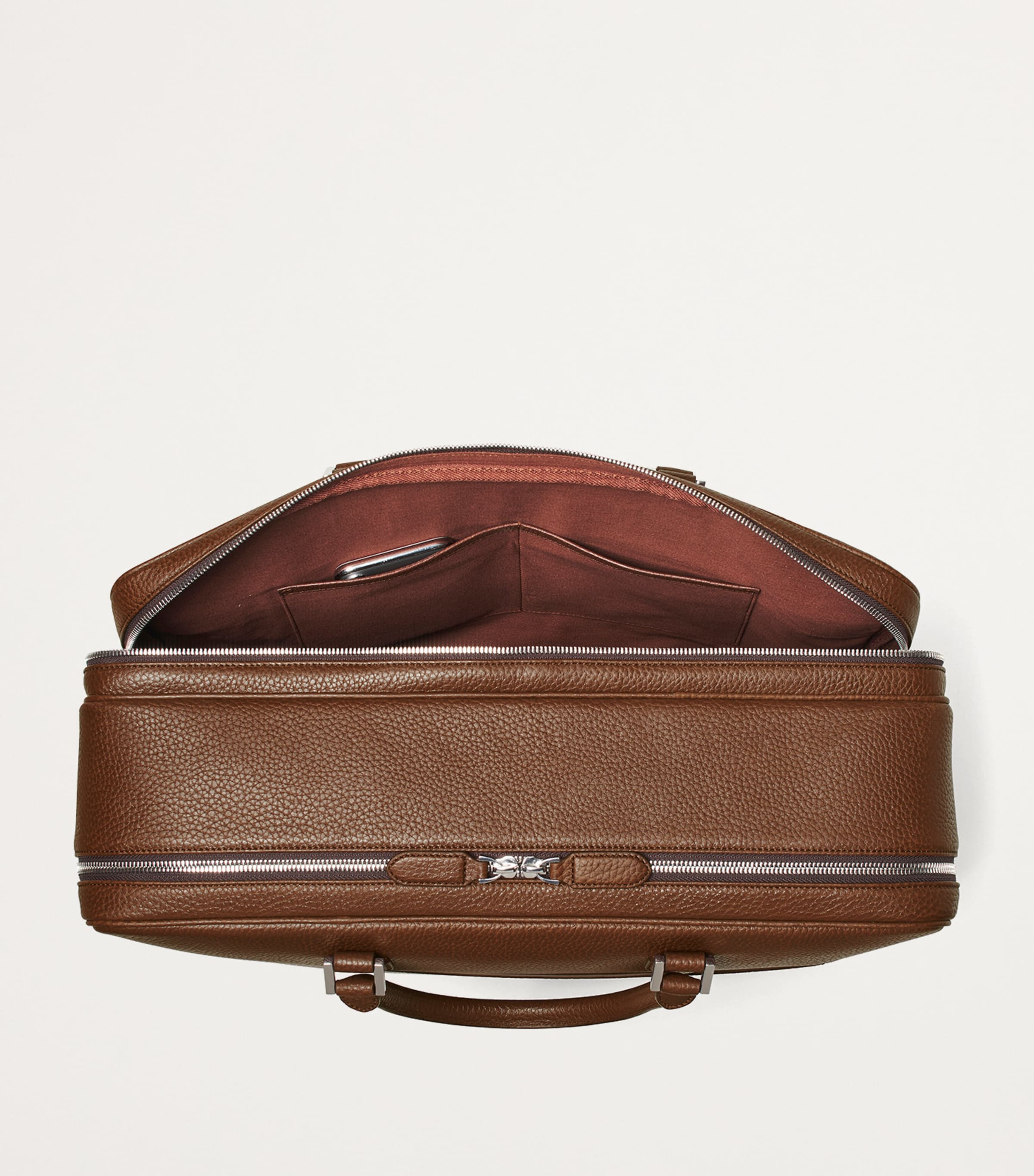 Aspinal Of London Leather 48 Hour Mount Street Travel Bag