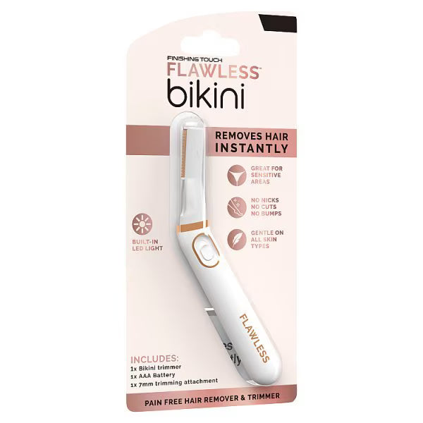 Finishing Touch Flawless Bikini Trimmer All Skin Types - British product
