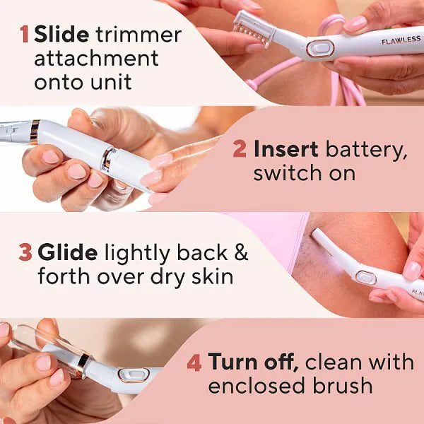 Finishing Touch Flawless Bikini Trimmer All Skin Types - British product