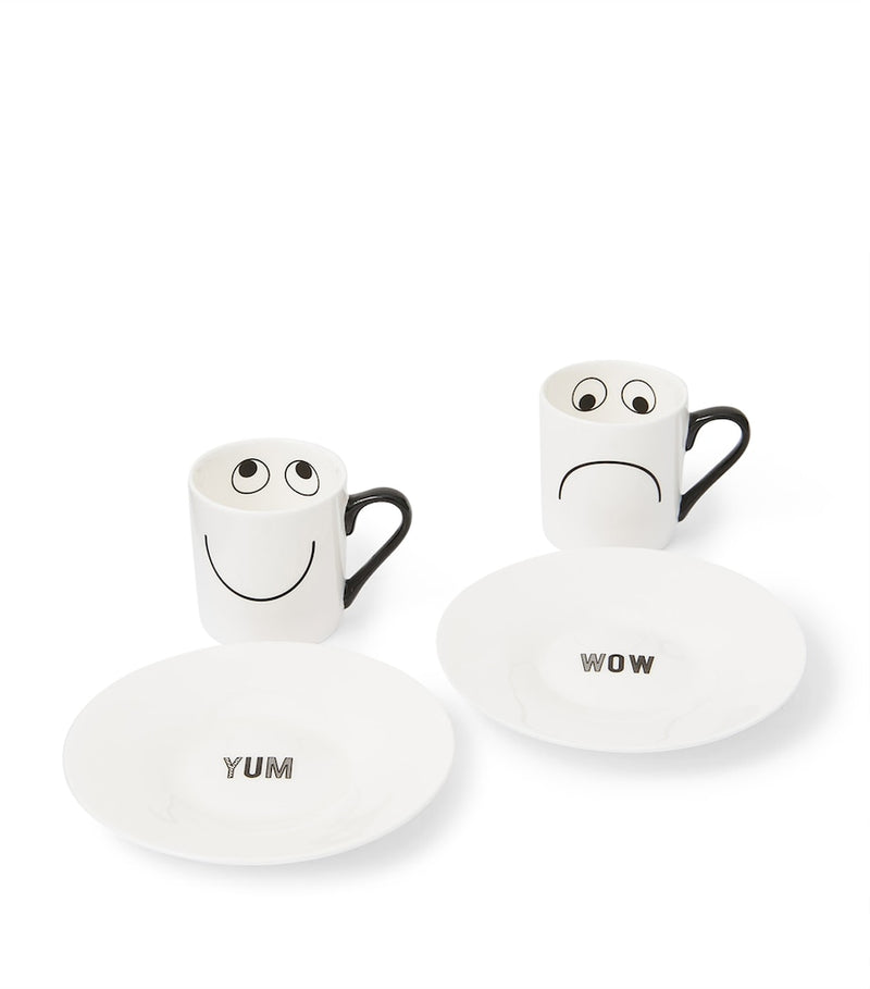 Anya Hindmarch 2-piece Eyes espresso cup set - British product