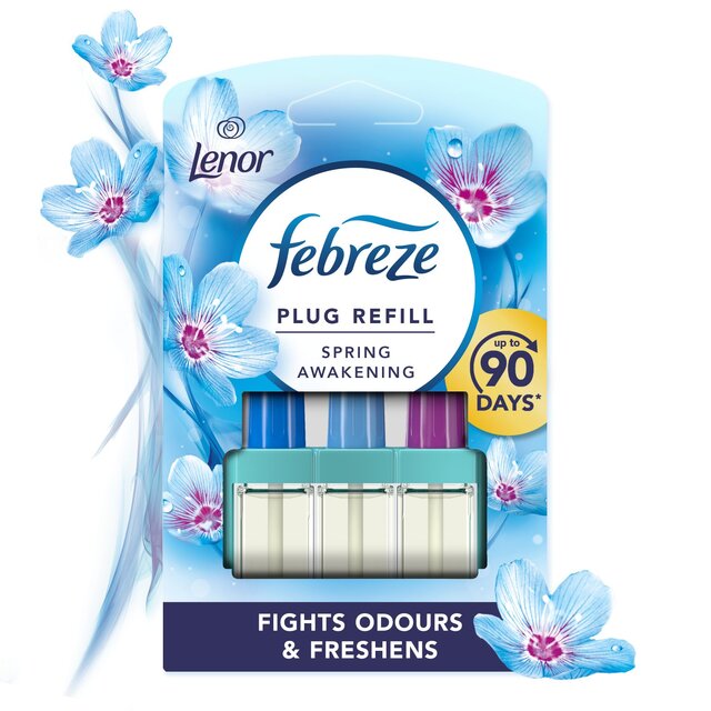 Febreze 3Volution Air Freshener Plug In Refill Lenor Spring Fresh   20ml - McGrocer