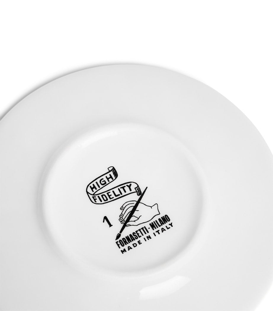 Fornasetti Set of 6 High Fidelity Coffee Cups