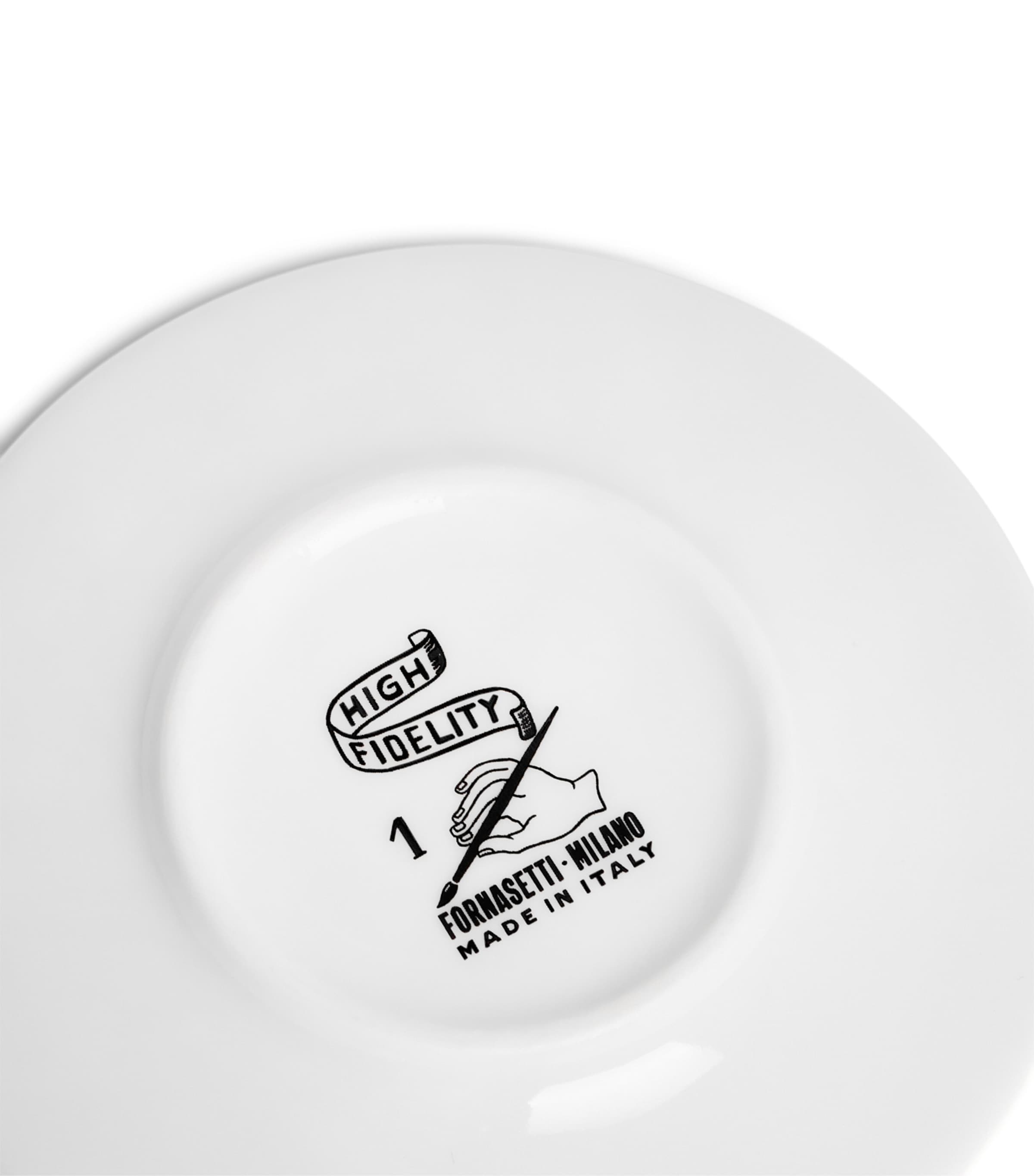 Fornasetti Set of 6 High Fidelity Coffee Cups