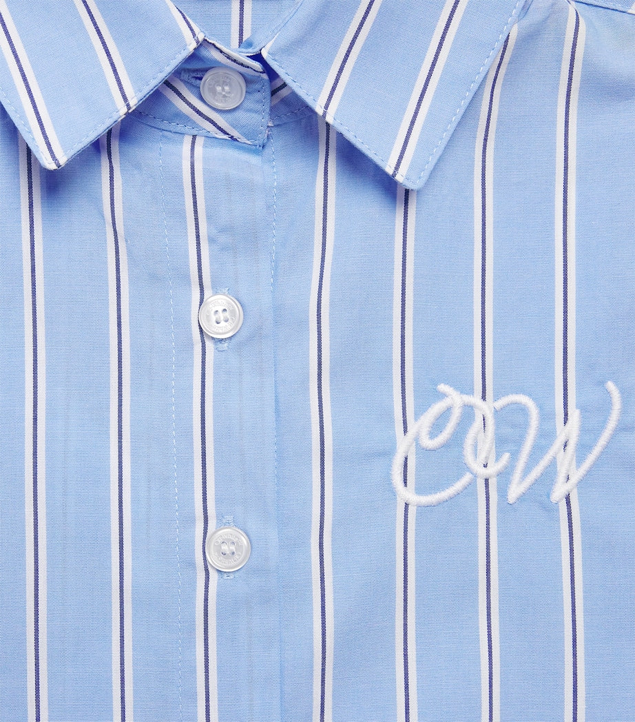 Off-White Kids cotton stripe arrows dress 4-12+ years, imported from the UK