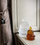 Lalique large crystal Buddha sculpture 30.5cm, UK version