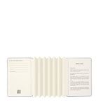 Moleskine Miyake Design Studio business card holder with note pages, imported from the UK