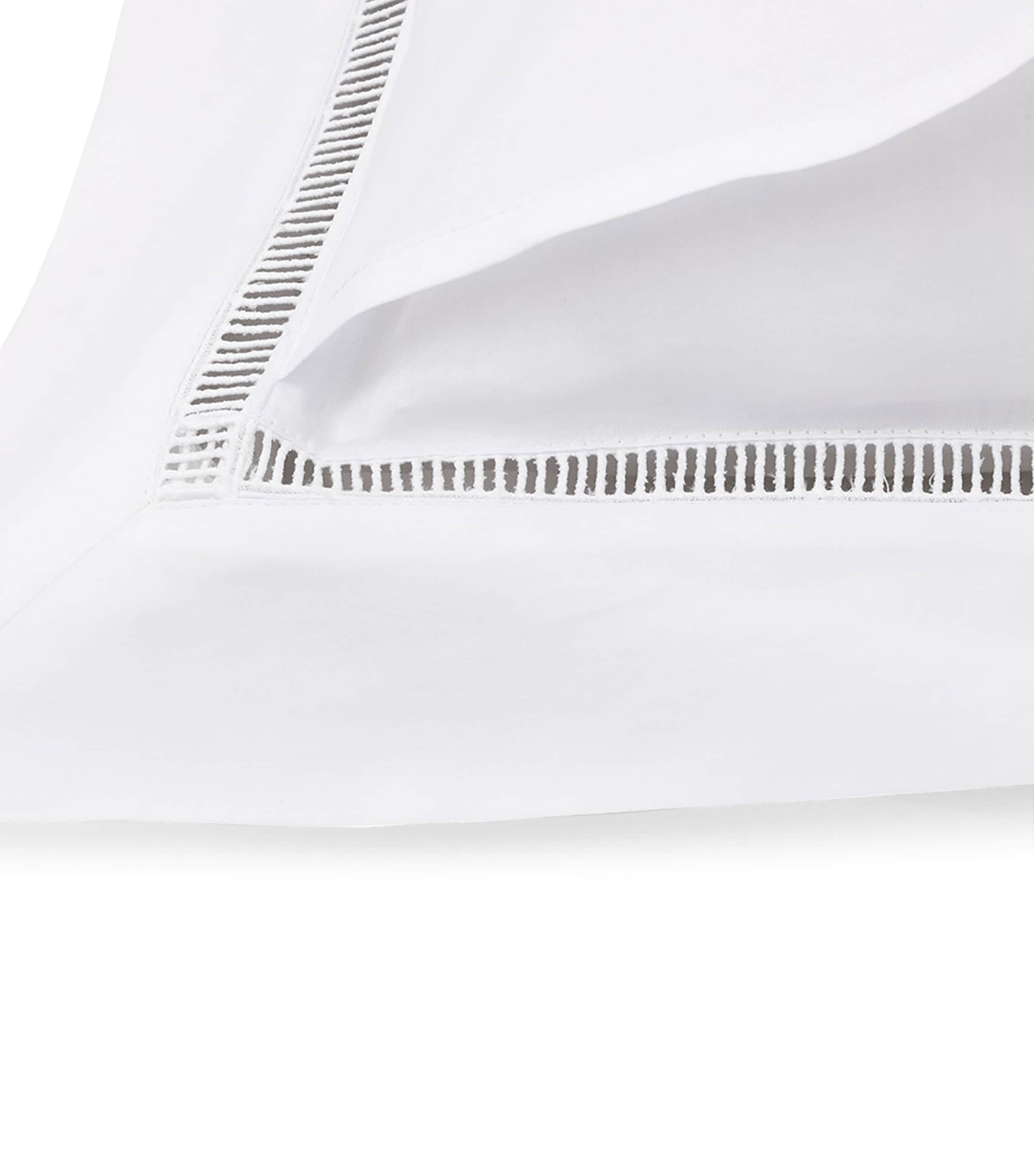 Yves Delorme Colisée Blanc boudoir pillowcase 31cm x 42cm (British brand)