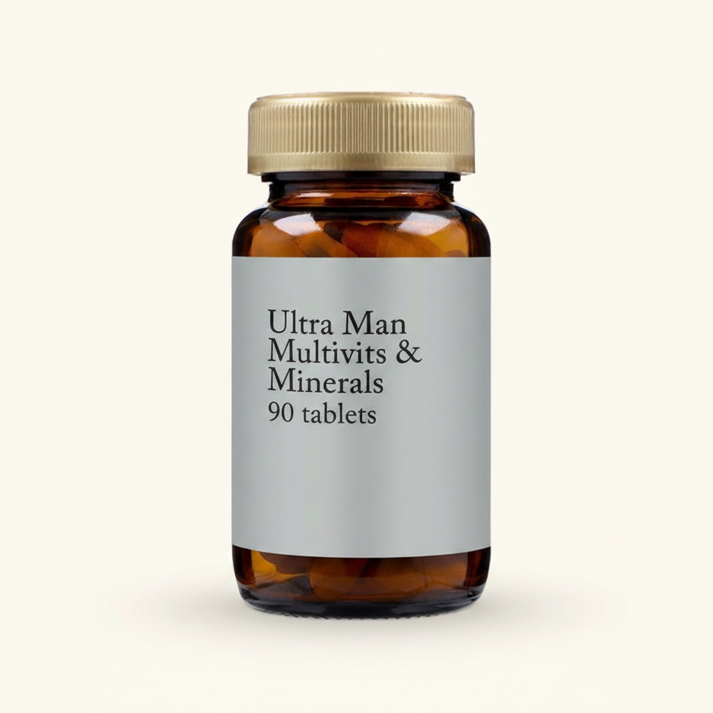 Holland & Barrett Ultra Man Men's Multivitamin 90 Caplets (British brand)