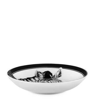 Zebra Soup Plates Set of 2, 20cm Diameter