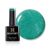 Bluesky gel polish Seabed teal - British product