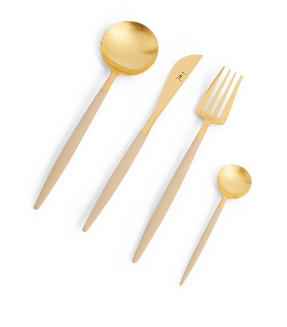 Cutipol 24-piece stainless steel cutlery set with brushed finish - British product