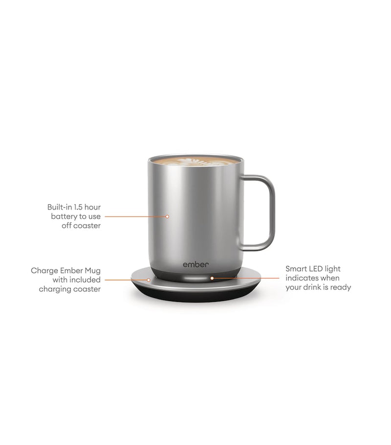 Ember smart mug with temperature control, 295ml (British brand)