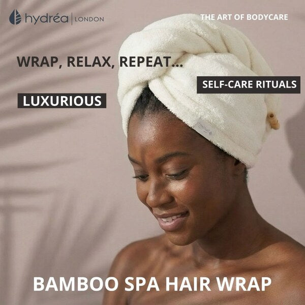 Hydrea London Hair Drying Wrap Bamboo Microfiber, UK version