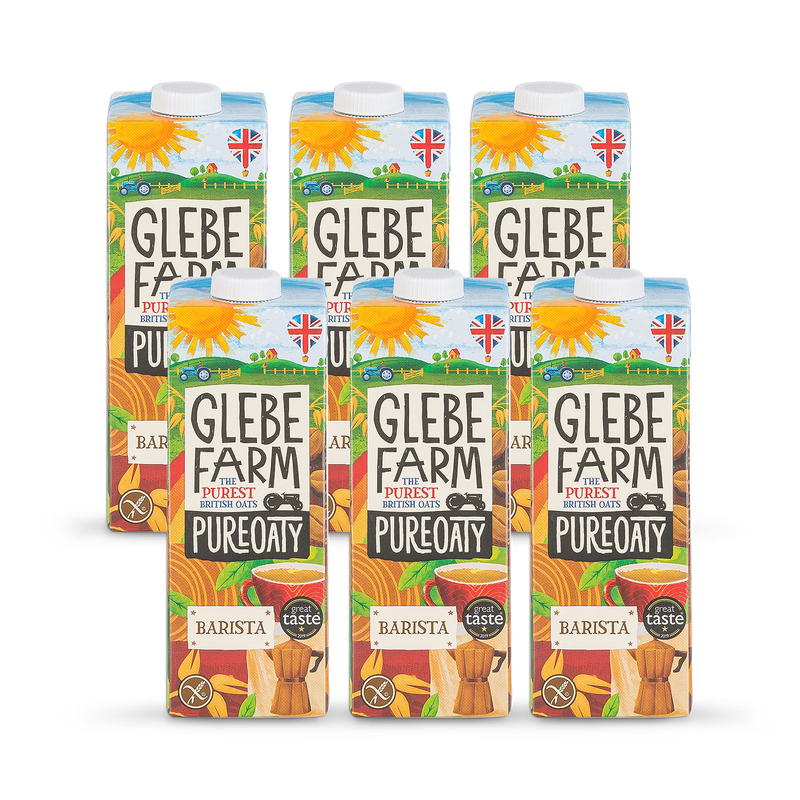 Glebe Farm PureOaty Barista Oat Milk 6 x 1L, UK version