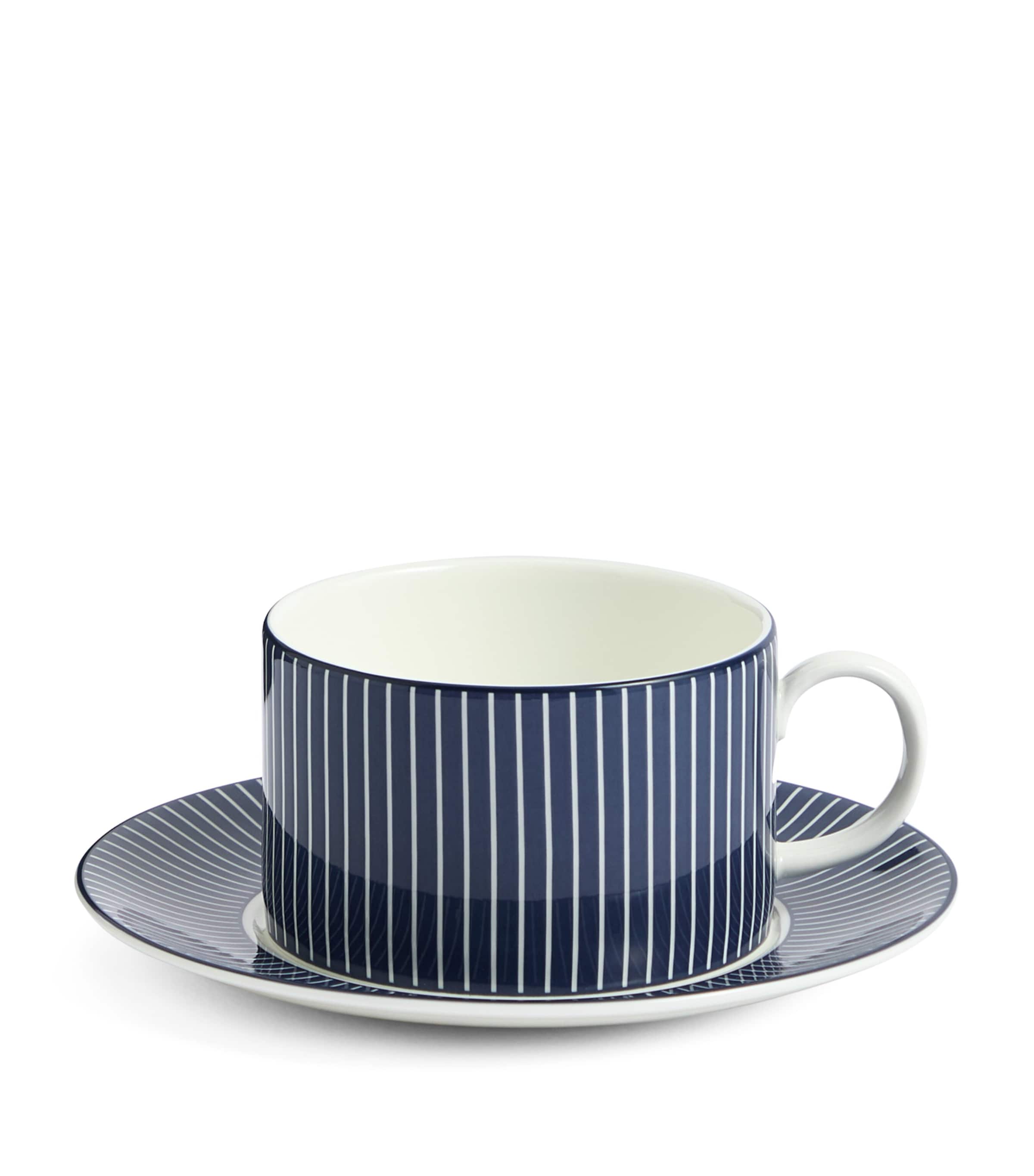 Wedgwood Pinstripe Teacup and Saucer