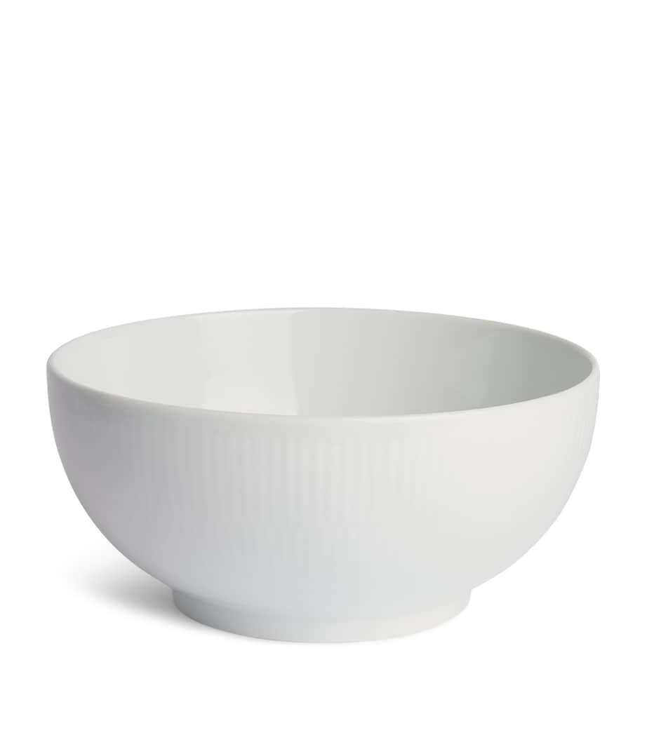 Royal Copenhagen White Fluted bowl 21cm, imported from the UK