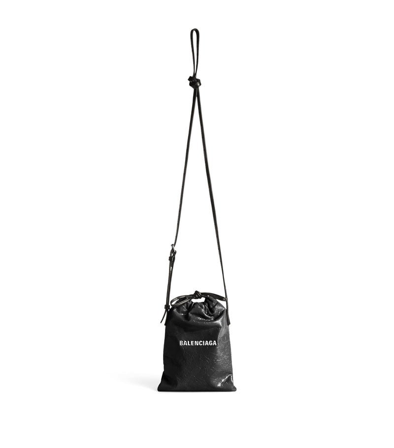 Balenciaga Leather Shopper Phone Holder