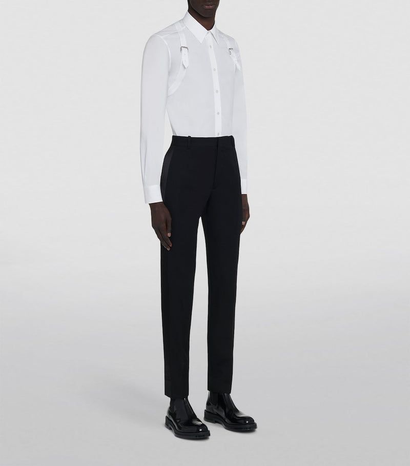 McQueen Wool Tailored Trousers