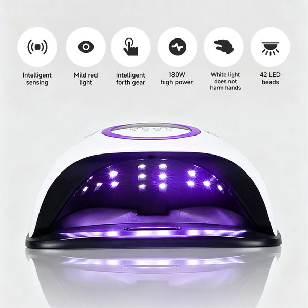 Livingandhome UV LED nail lamp 180W, UK version