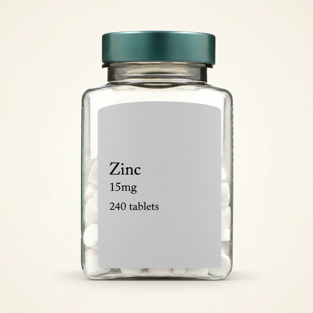 Holland & Barrett Zinc tablets 15mg 240 count, UK version