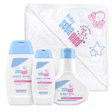 Sebamed Baby Bathtime Kit Bundle Set with Towel (British brand)