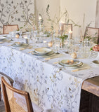 Alexandre Turpault Linen Botanical Tablecloth (170cm x 380cm)