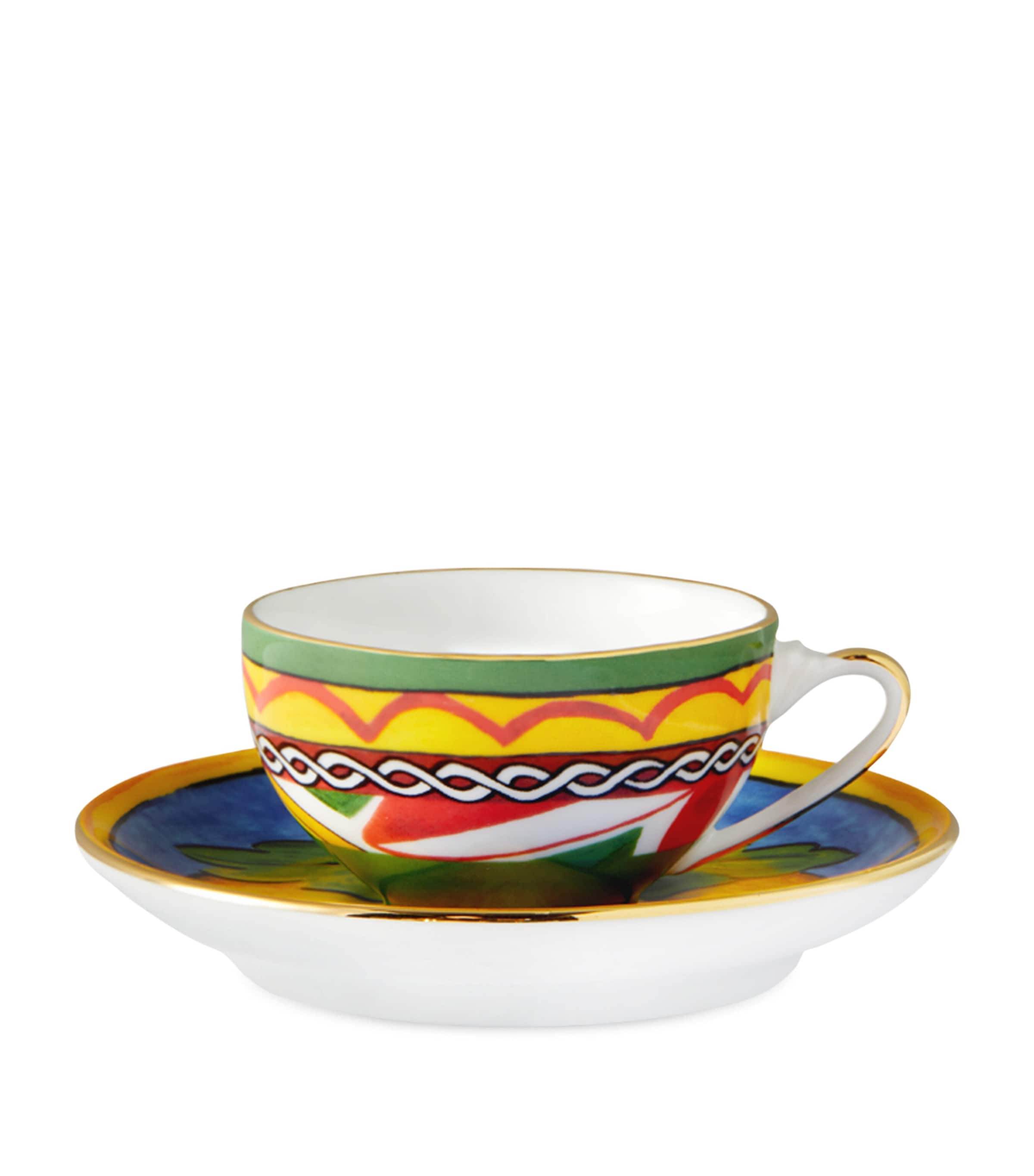 Dolce&Gabbana Casa Carreto coffee cup and saucer set - British product