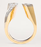 Engelbert Yellow Gold and Diamond Margareta Ring