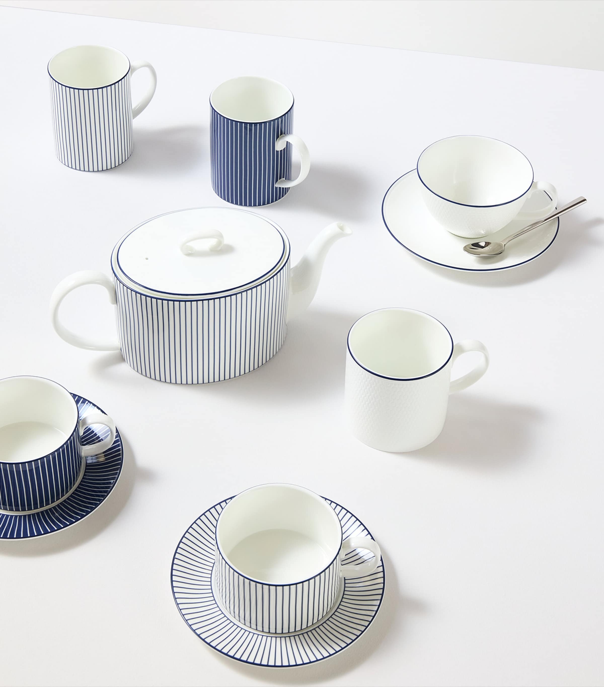 Wedgwood Bone China Gio Teacup and Saucer Set