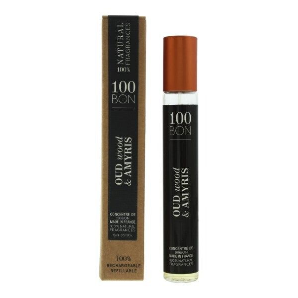 100 Bon Oud Wood & Amyris Refillable Concentre 15ml - McGrocer