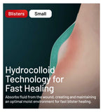 Compeed small hydrocolloid blister plasters for feet - British product