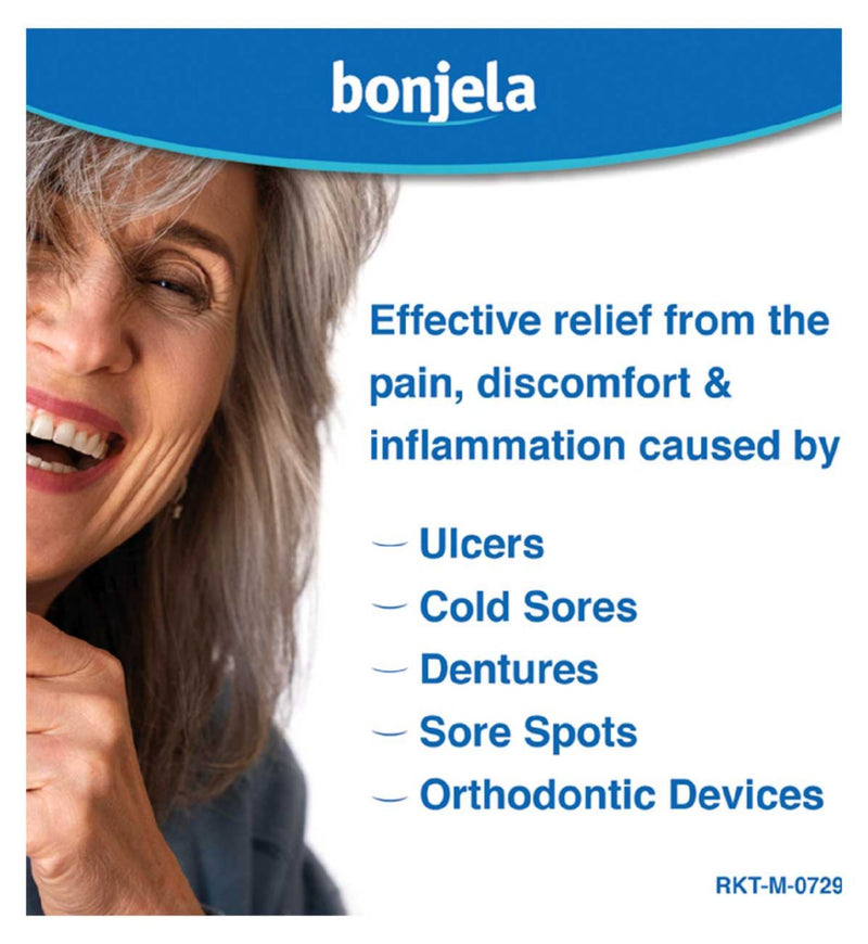 Bonjela Adult Mouth Ulcer Gel Sugar Free 15g - British product
