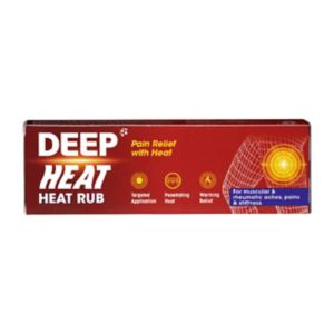 Deep Heat Heat Rub 100g for pain relief - British product