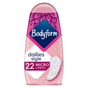 Bodyform Pantyliners Micro 22 Count - British product