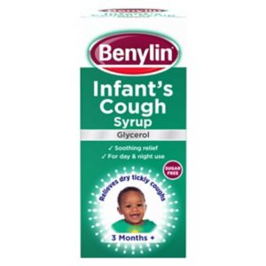 Benylin Infant Cough Syrup 125ml bottle - British product