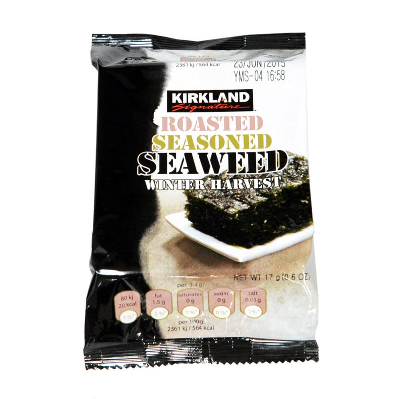 Kirkland Signature Roasted Seasoned Seaweed 10 x 17g, UK version