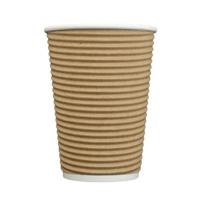 Gobelets chauds ondulés Cafe Express 10 oz 284 ml, lot de 1000
