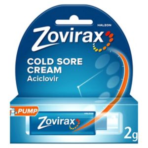 Zovirax Cold Sore Cream Aciclovir 2g (British brand)
