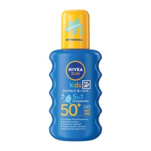 Nivea Kids Coloured Sun Cream Spray 200ml, imported from the UK