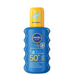 NIVEA SUN Kids Coloured Sun Cream Spray SPF50 200ml