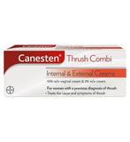 Canesten Thrush Combi Internal  External Creams 10ww vaginal cream and 2ww cream