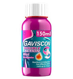 Gaviscon Double Action Heartburn  Indigestion Liquid Mint Flavour 150ml