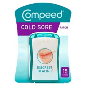 Compeed Invisible Cold Sore Patches 15 count - British product