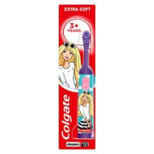 Colgate Kids Barbie Battery Toothbrush 3+ Years - British product