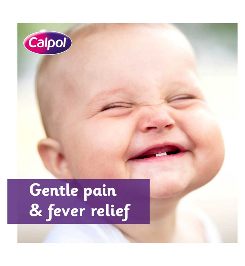 Calpol Infant paracetamol oral suspension strawberry flavour 100ml - British product