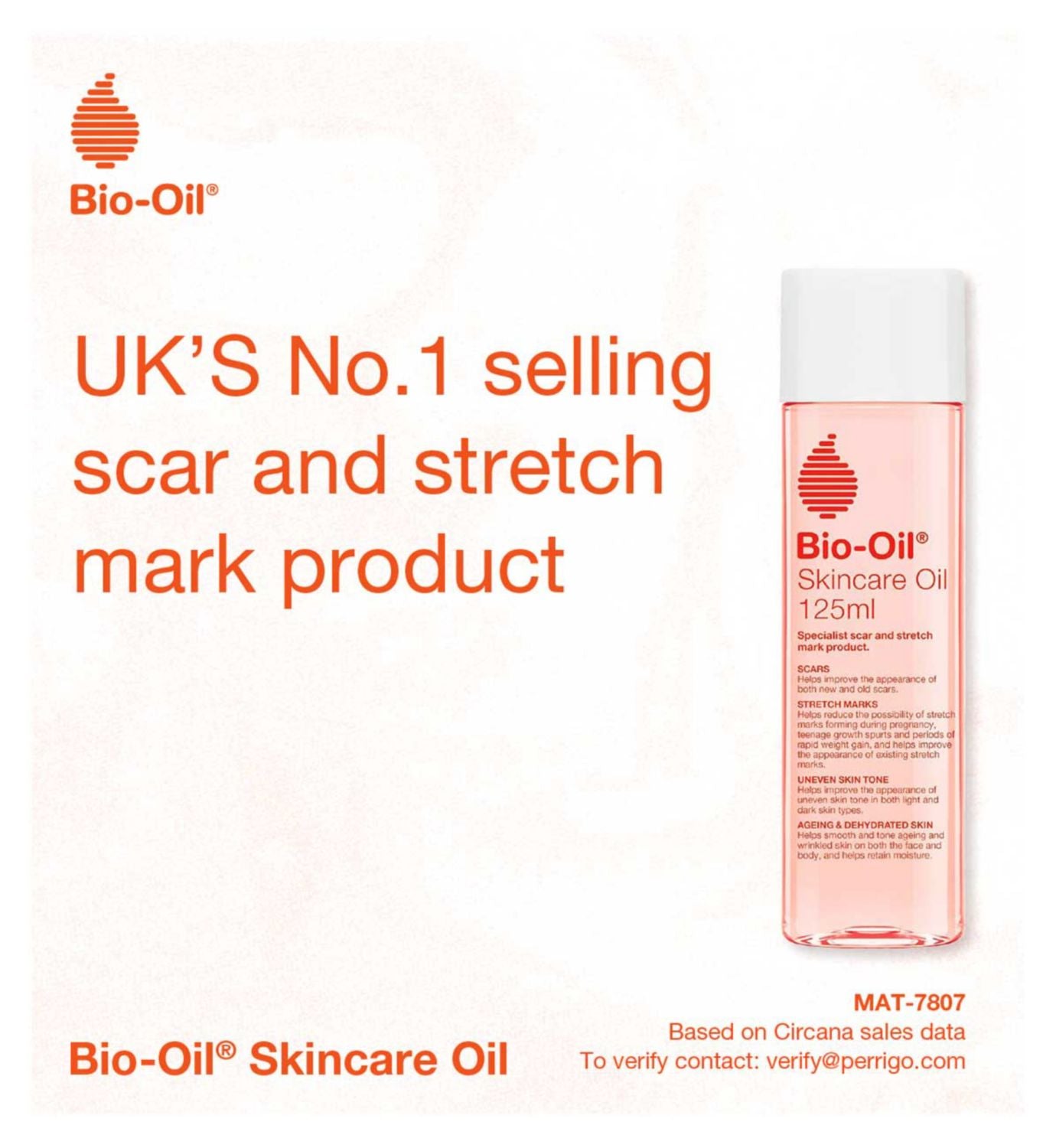 Bio-Oil Body Skincare Oil Stretch Marks & Scars 200ml - British product