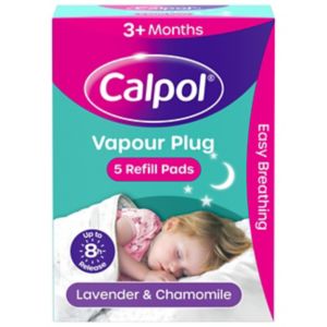Calpol Vapour Plug Refill Pads Lavender 5 Pack - British product