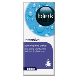 Blink Intensive Tears soothing eye drops 10ml bottle - British product