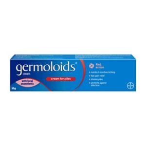 Germoloids Haemorrhoid Relief Cream Tube 55g, UK version
